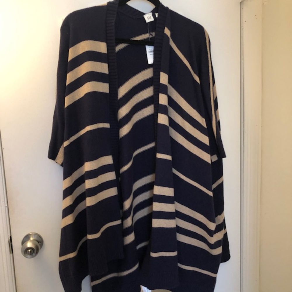 2 for $25/ NEW Gap Oversized Striped Cardigan